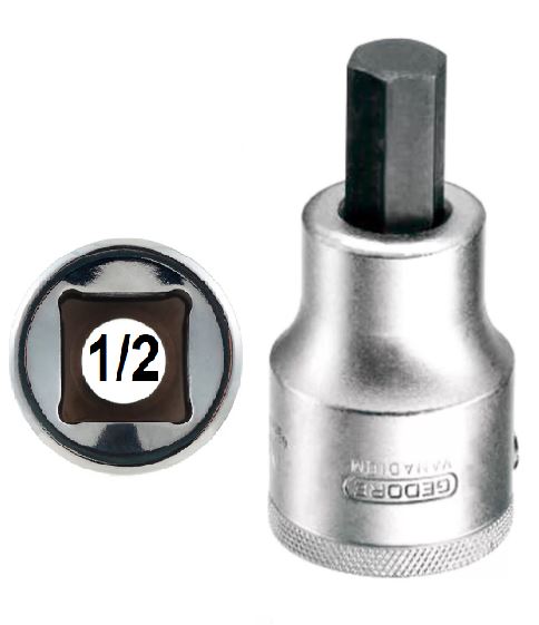 SOQUETE 1/2 ALLEN CURTO 10MM