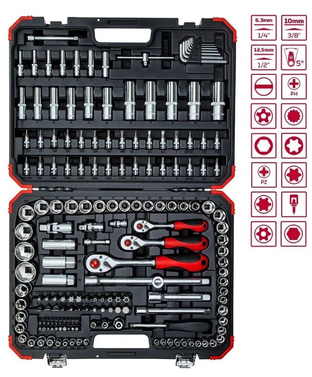 JOGO DE FERRAMENTAS 172 PCS - GEDORE