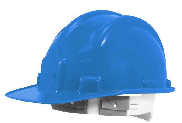 CAPACETE CONSTR C/ CARNEIRA AZUL