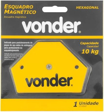 ESQUADRO MAGNETICO 10KG P/ SOLDADOR - VONDER