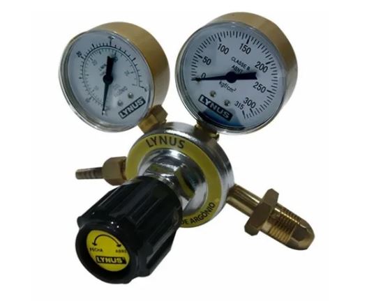 REGULADOR DE PRESSAO ARGONIO/MISTURADOR RAL-1 TIG/MIG - LYNUS