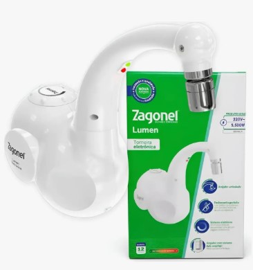 TORNEIRA ELET PAREDE LUMEN 5500W 220V - ZAGONEL