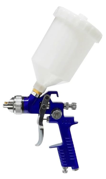 PISTOLA GRAVIDADE HVLP 1,4MM 600ML PRO-550 AZUL - PDR