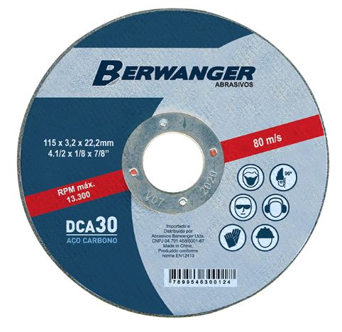 DISCO DE CORTE (305MM) 12"X3,2X25 - BERWANGER