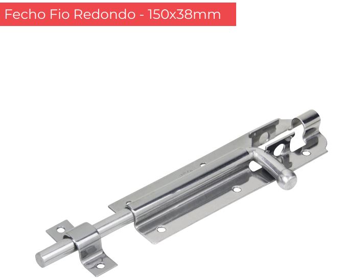 FERROLHO REDONDO INOX 6" REF.95 - MAHLER