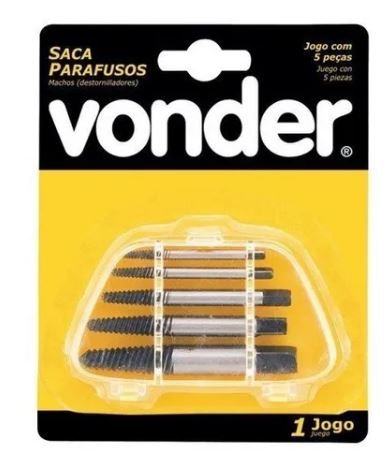 JOGO SACA PARAFUSO 5PCS - VONDER