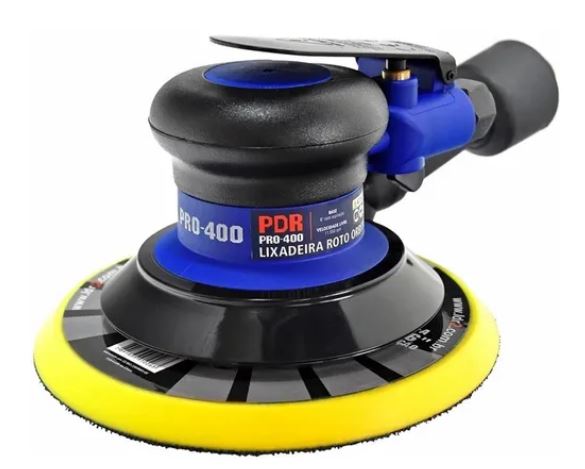 LIXADEIRA ROTO ORBITAL 6" VELCRO PNEUMATICA PRO-400 - PDR