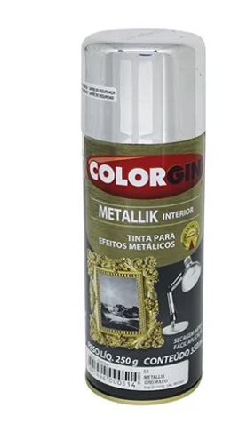 TINTA SPRAY CROMADO - COLORGIN