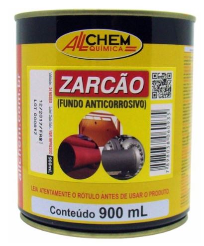 FUNDO ZARCAO ANTI-CORROSIVO 900ML - ALLCHEM