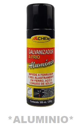 GALVANIZADOR A FRIO SPRAY ALUM. 300ML - ALLCHEM