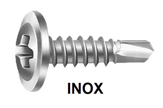 PARAF BROCANTE FLANGEADO INOX 410 4,2X16 - IMP