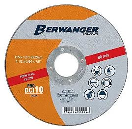 DISCO DE CORTE (230MM) 9"X1,9X22,2 - PRO LARANJA - BERWANGER