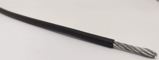CABO DE ACO REVESTIDO NYLON 12 PR (6X19) 3,18MM - 1/8