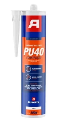 SILICONE PU BRANCO 380G - AUTOFIX