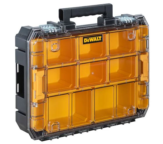 CAIXA FERRAMENTAS T-STAK ORGANIZADOR C/ TAMPA TRANSLUCIDA DWST17805 - DEWALT