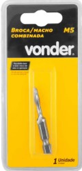 MACHO MAQUINA C/ BROCA M5-0,80 - VONDER