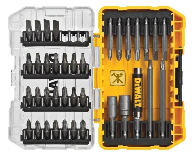 JOGO DE BITS P/ PARAFUSAR 37PCS DW2163 - DEWALT
