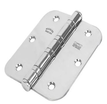 DOBRADICA INOX 3"(75X63) CANTO ARREDONDADO REF.8 - MAHLER