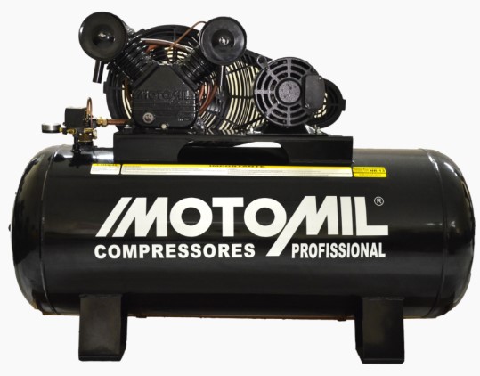 COMPRESSOR DE AR 07,5HP 30/350L TRIF. 140LBS 220/380V CMV-30/350 - MOTOMIL