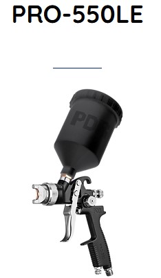 PISTOLA GRAVIDADE HVLP 1,4MM 600ML PRO-550LE PRETA - PDR