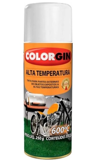 TINTA SPRAY BRANCO ALTA TEMP. - COLORGIN