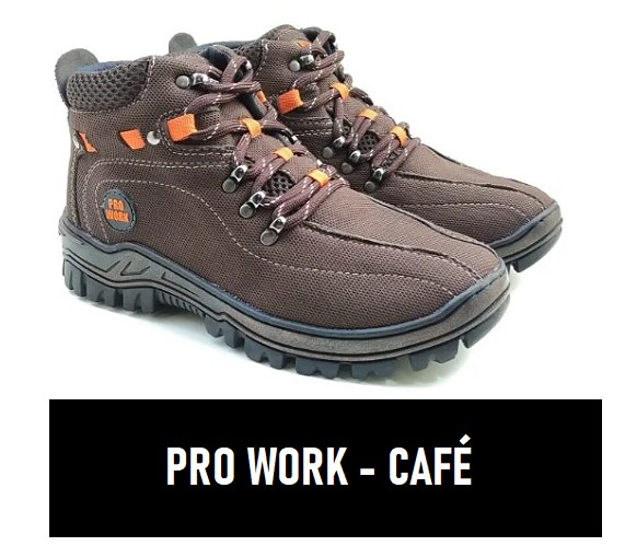 BOTINA PRO WORK CAFE N39 - PRO WORK