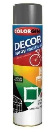 TINTA SPRAY GRAFITE METALICO - COLORGIN