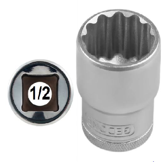 SOQUETE 1/2 ESTR 12MM