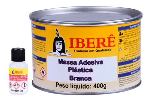 MASSA PLASTICA 400G - IBERE