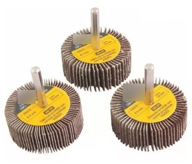 RODA LIXA 50X20 C/ HASTE G.50/80/120 - VONDER