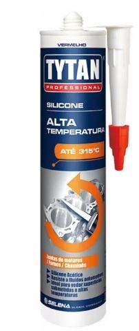 SILICONE ALTA TEMP 280G - TYTAN VERMELHO 