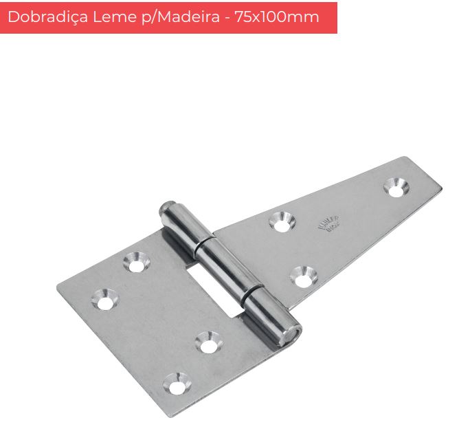 DOBRADICA LEME INOX 3X4" REF.46 75X100 - MAHLER