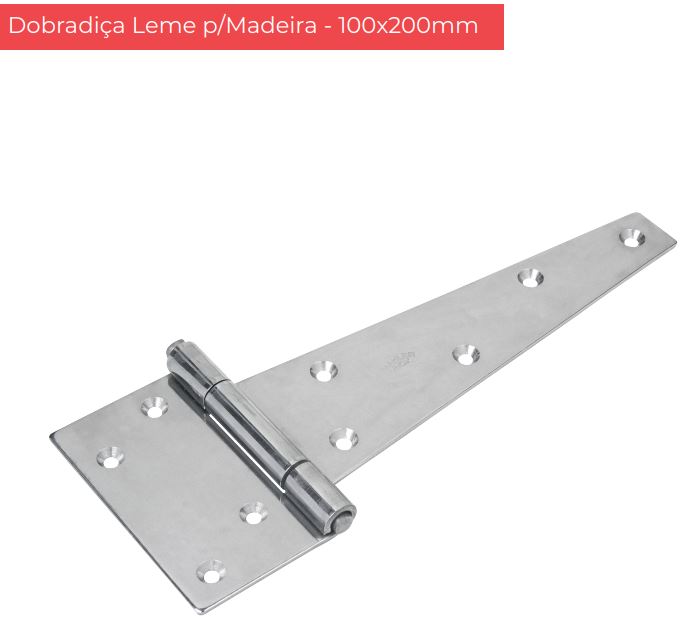 DOBRADICA LEME INOX 4X8" REF.46 100X200 - MAHLER