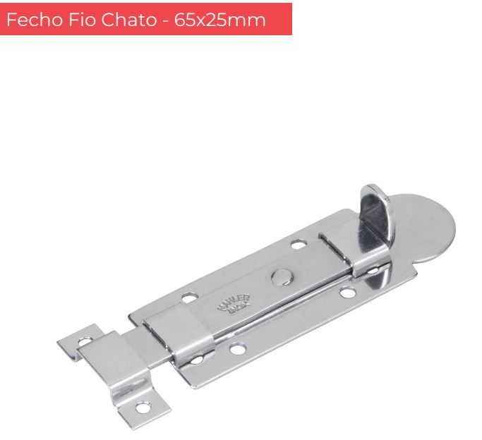 FERROLHO CHATO INOX 21/2" REF.85 - MAHLER