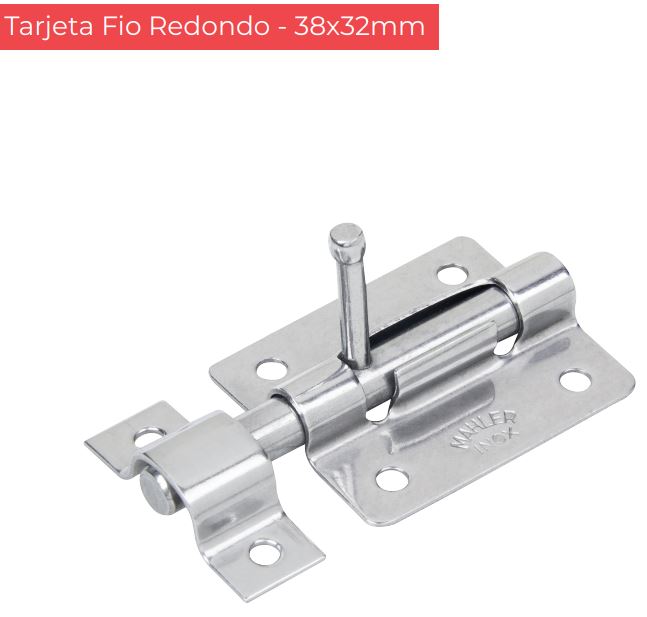 FERROLHO REDONDO INOX 11/2" REF.94 - MAHLER