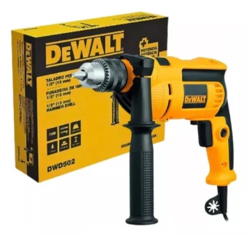 FURADEIRA IMPACTO 1/2 750W 220V S/ MALETA DWD502 - DEWALT
