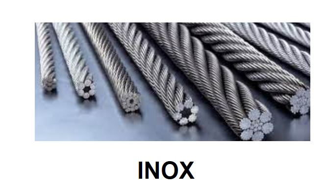 CABO DE ACO INOX 04,80MM (6X19) - 3/16