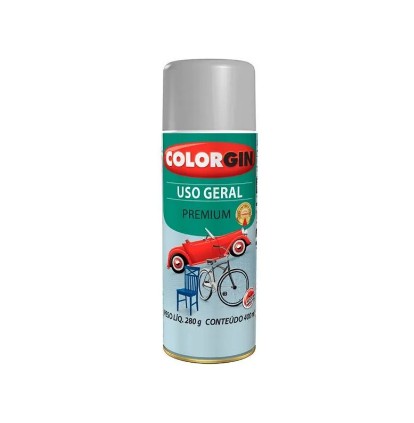TINTA SPRAY ALUMINIO PREMIUM P/ RODAS - COLORGIN